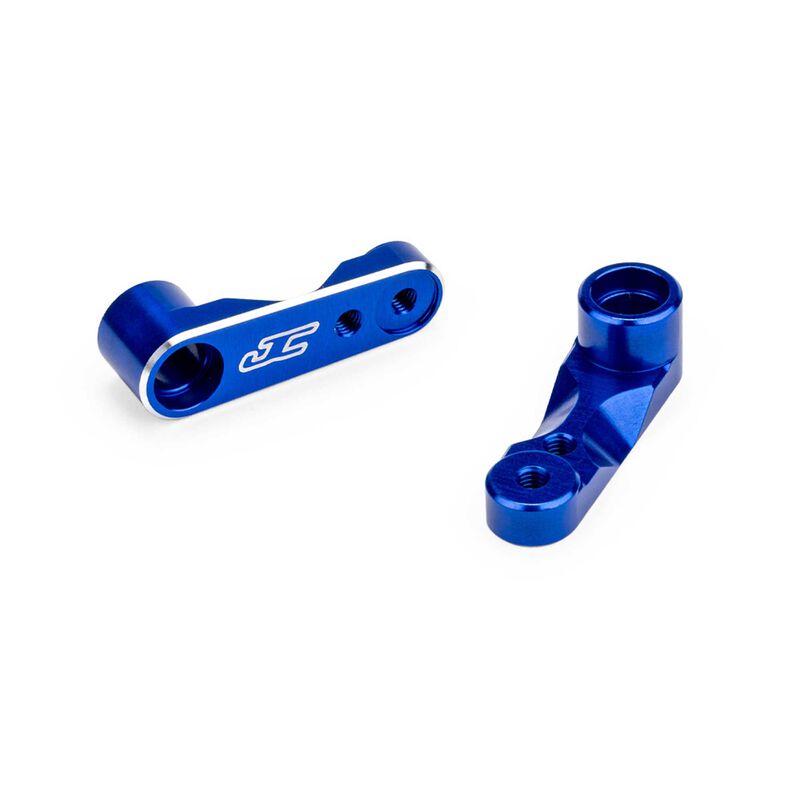 Aluminum Steering Bellcranks, 1/10 Team Associated RC10B7, Blue