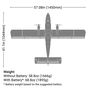 DHC-6 Twin Otter 1.4m BNF Basic with AS3X+ and SAFE Select Combo with Floats