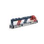 HO SD45-2 with DCC & Sound, SF/Bicentennial #5704