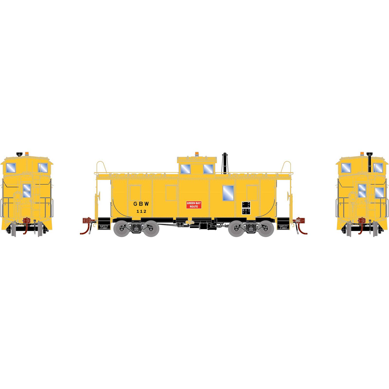 HO GEN ICC Cupola Caboose Lights, GBW #112