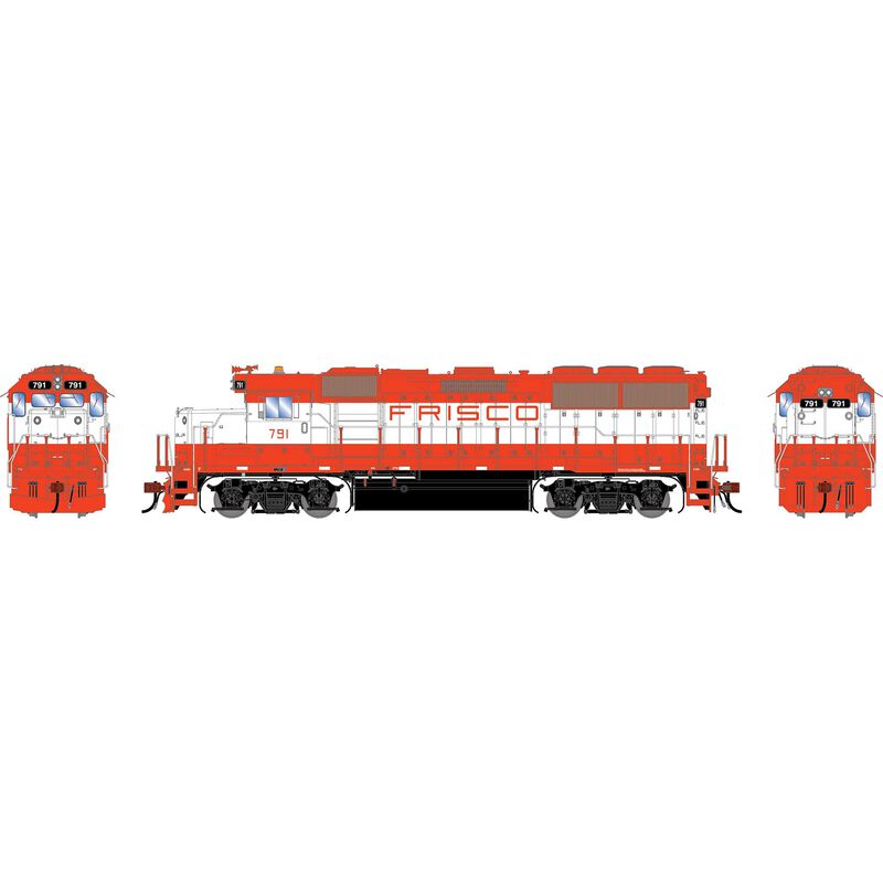 HO GEN GP50 PH I Locomotive w/DCC & Sound, Legendary Liveries SLSF #791
