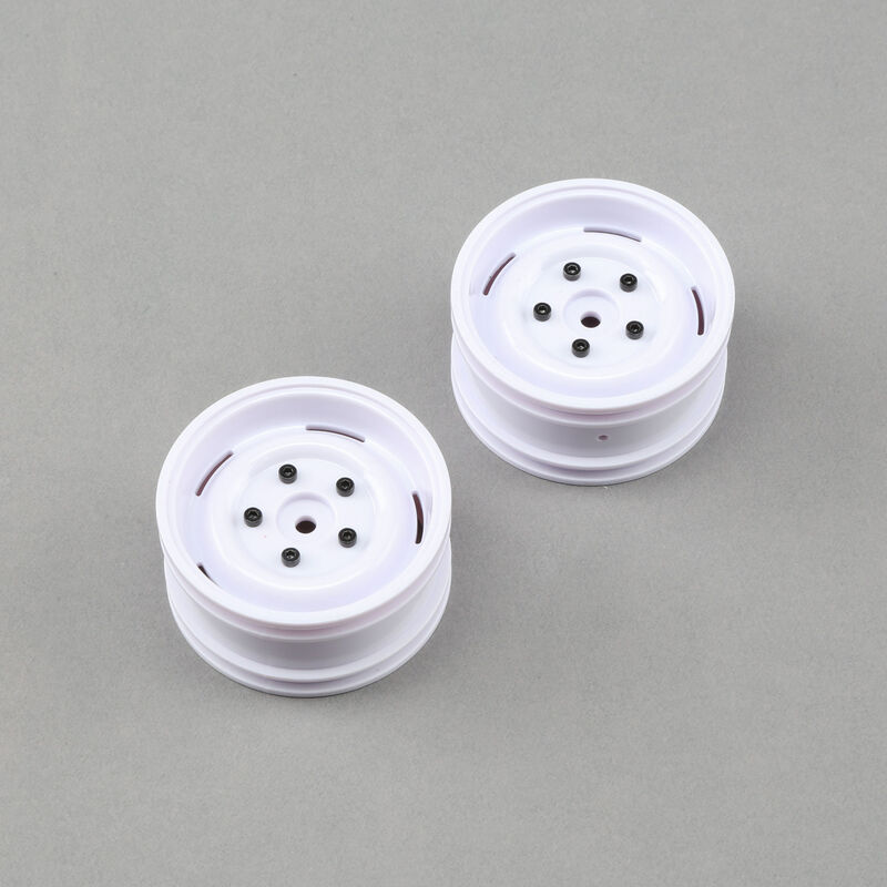 1.9 Wheel, White (2): 1.9 Barrage Kit/RTR