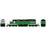 HO ATH SD40-2 Locomotive, BN 'White Face' #6334