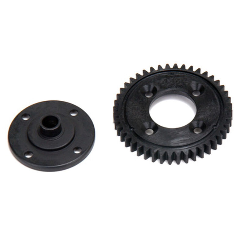 44T Spur Gear, Plastic: 8E 2.0