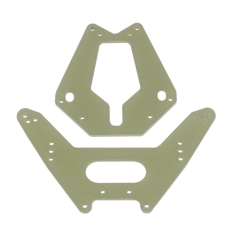 Front & Rear Shock Towers, 1/10 Team Associated RC10T