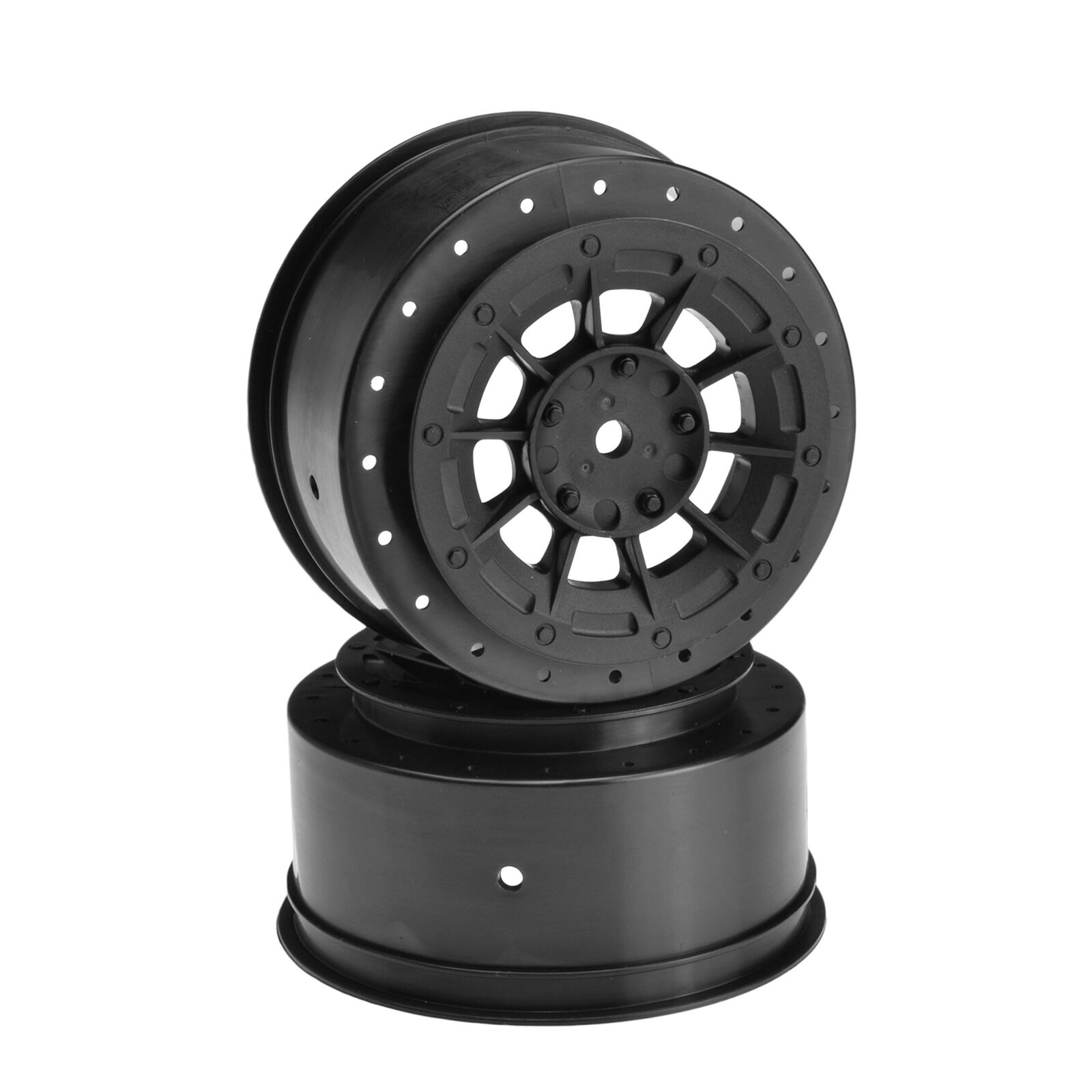 Hazard Wheel, Black: Losi SCTE
