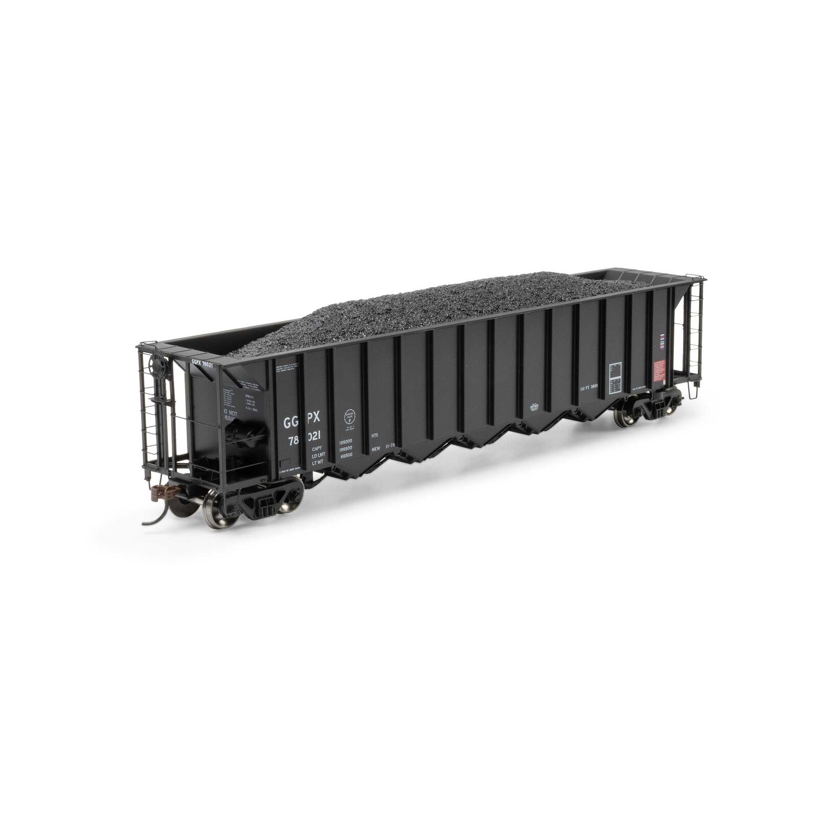 HO RTR 5-Bay Rapid Discharge Hopper, GGPX #78021