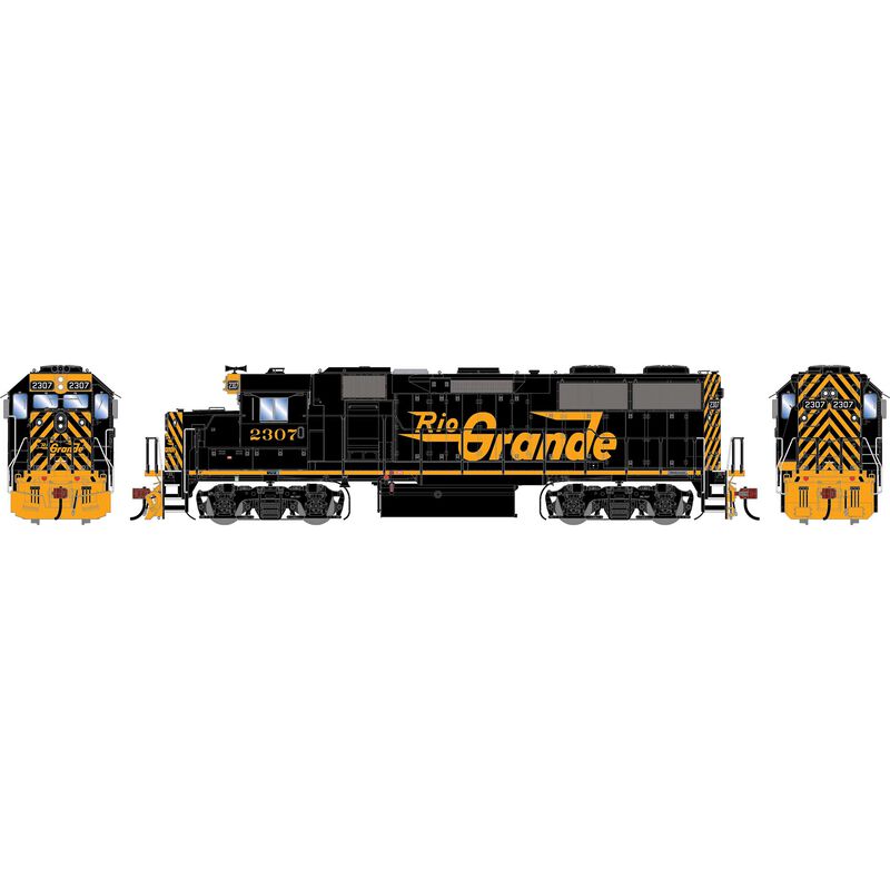 HO GEN GP39-2 PH III Locomotive, Legendary Liveries DRGW #2307