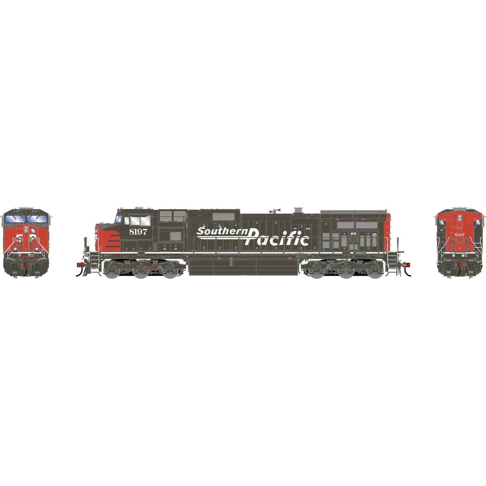 HO GEN Dash 9-44CW Locomotive w/DCC & Sound, SP #8197