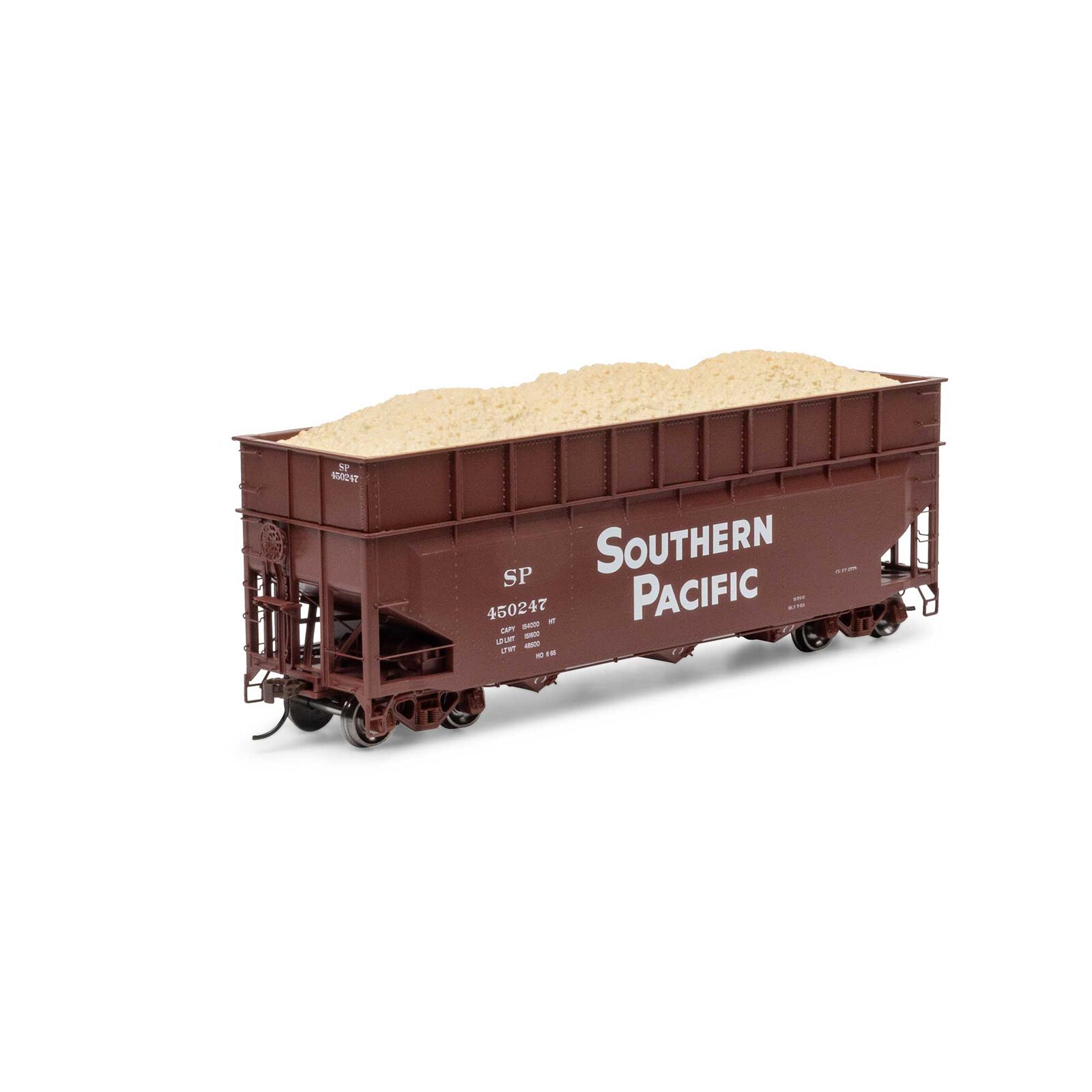HO 40' Wood Chip Hopper with Load, SP #450247