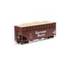 HO 40' Wood Chip Hopper with Load, SP #450247