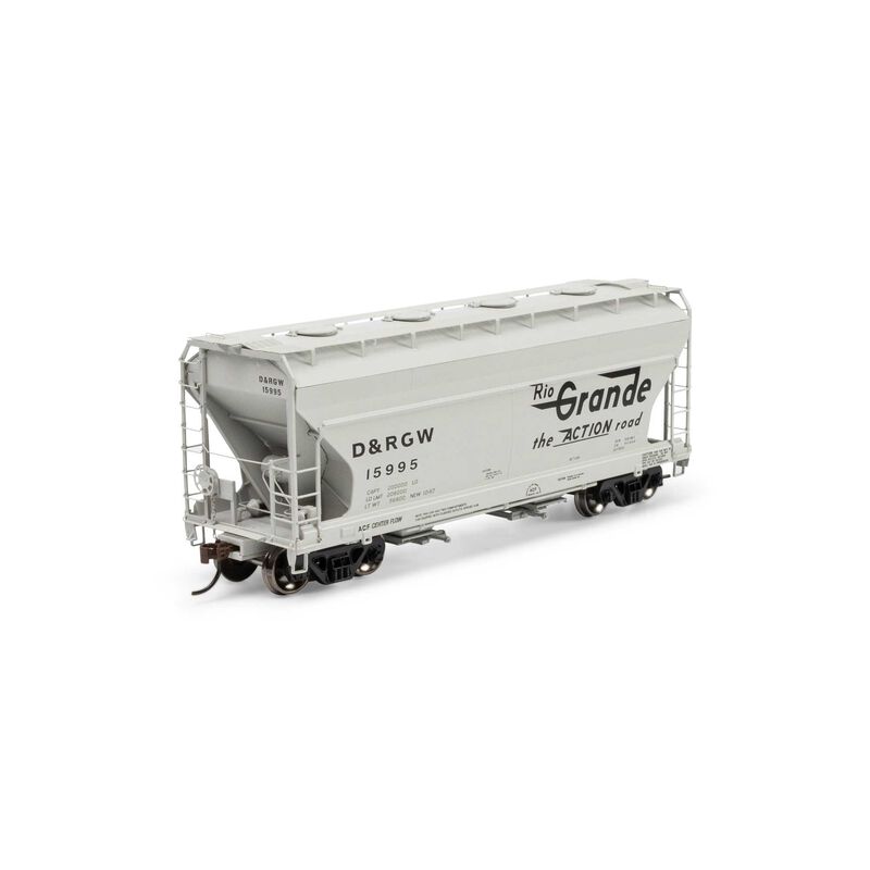 HO ACF 2970 Covered Hopper, DRGW #15995