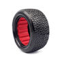 1/10 Scribble Rear 2.2 Tires, Ultra Soft with Red Inserts (2): Buggy
