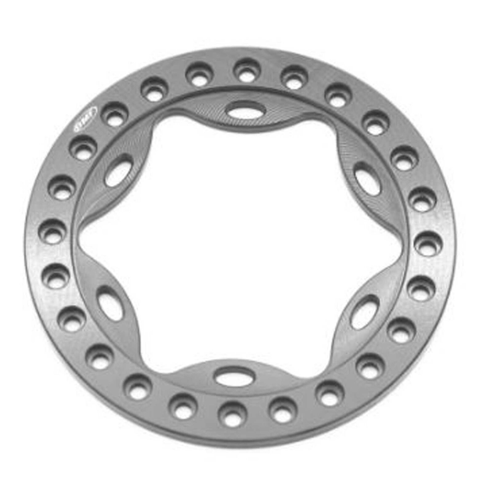 OMF 1.9 Scallop Beadlock Grey Anodized