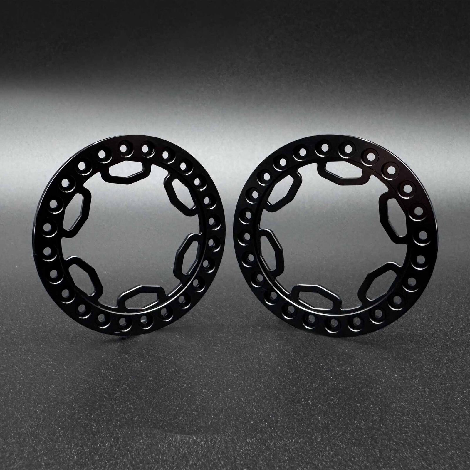 1/10 SHIELD 1.9" Beadlock Rings, Black (2)