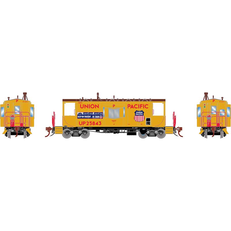 N ICC CA-11a Caboose, UP #25843 N ICC CA-11a Caboose, UP #25843