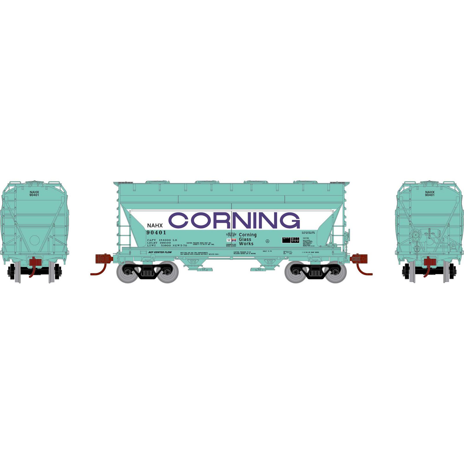 N ACF 2970 Covered Hopper, NAHX #90401