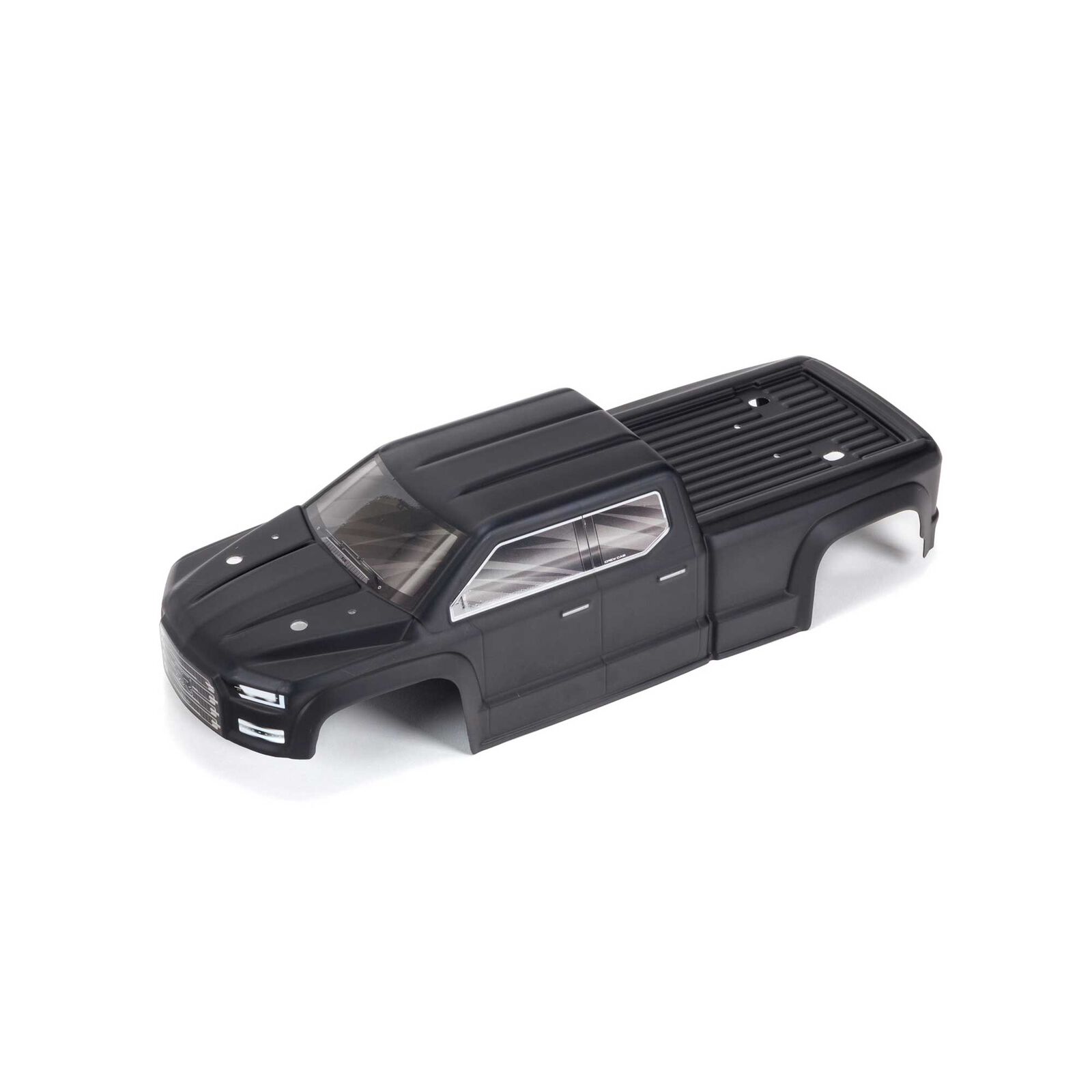 1/10 Painted Body, Black: BIG ROCK CREW CAB 4X4 BLX