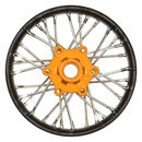 1/4 Pro-Spec Aluminum V2 Bead Front Wheel Black/Gold (1): Promoto-SM