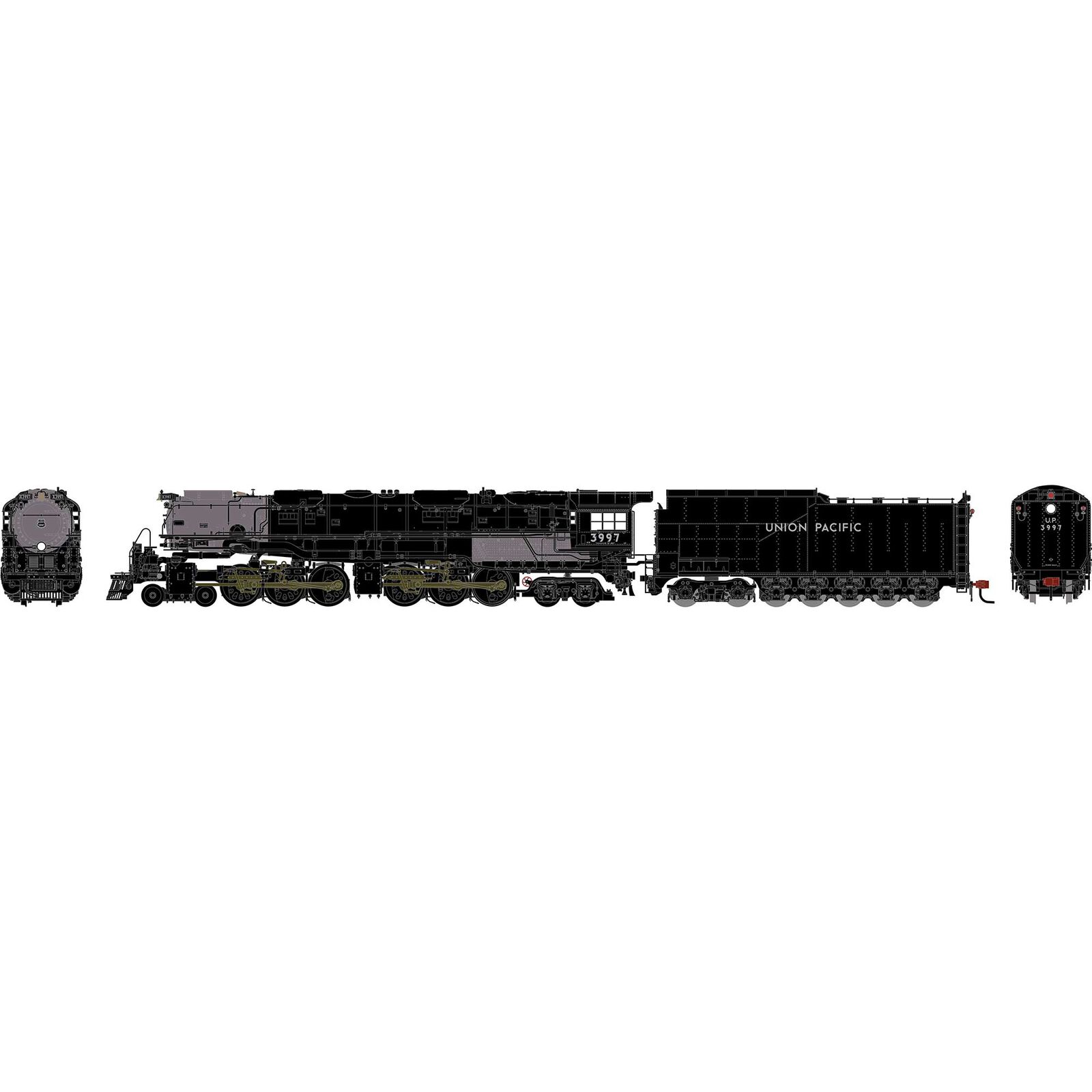 HO 4-6-6-4, UP #3997