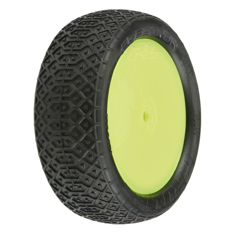 1/10 Electron MC 4WD Frnt 2.2" Buggy Trs Mntd 12mm Yllw Velocity (2)