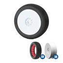 1/8 Super Nova SSLW Off-Road Tires Racer Bundle, White Wheels: Buggy