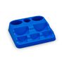 fluid holding station, blue