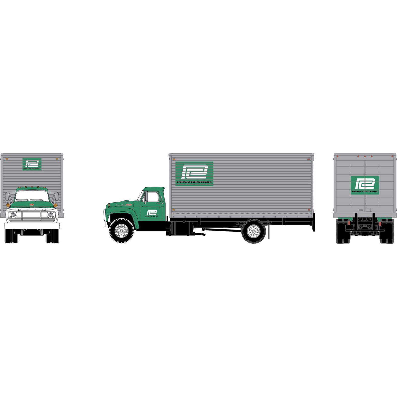 HO ATH Ford F-850 Box Van, PC