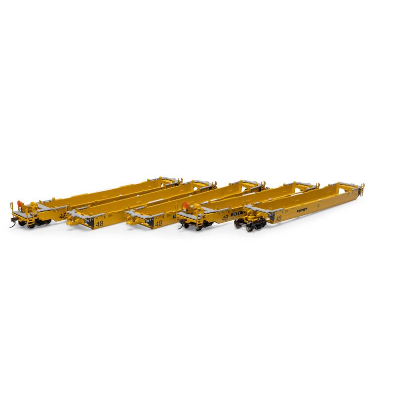 HO Maxi-III Well Cars, DTTX #73905 (5)