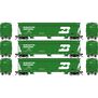 HO GEN ACF 4600 Covered Hopper, BN #481238/481248/481260 (3)
