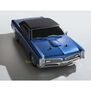 1/10 1967 Pontiac GTO Fazer Mk2 FZ02L Brushed 4x4 On-Road Touring RTR, Tyrol Blue