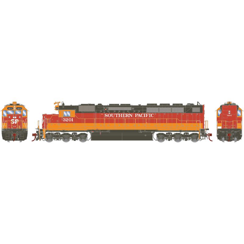 HO GEN SDP45 Locomotive w/DCC & SOUND, Legendary Liveries SP 'Daylight' #3201