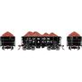 HO 26' PC&F Ore Car Tight-Bottom Low Side with Load, UP #27527