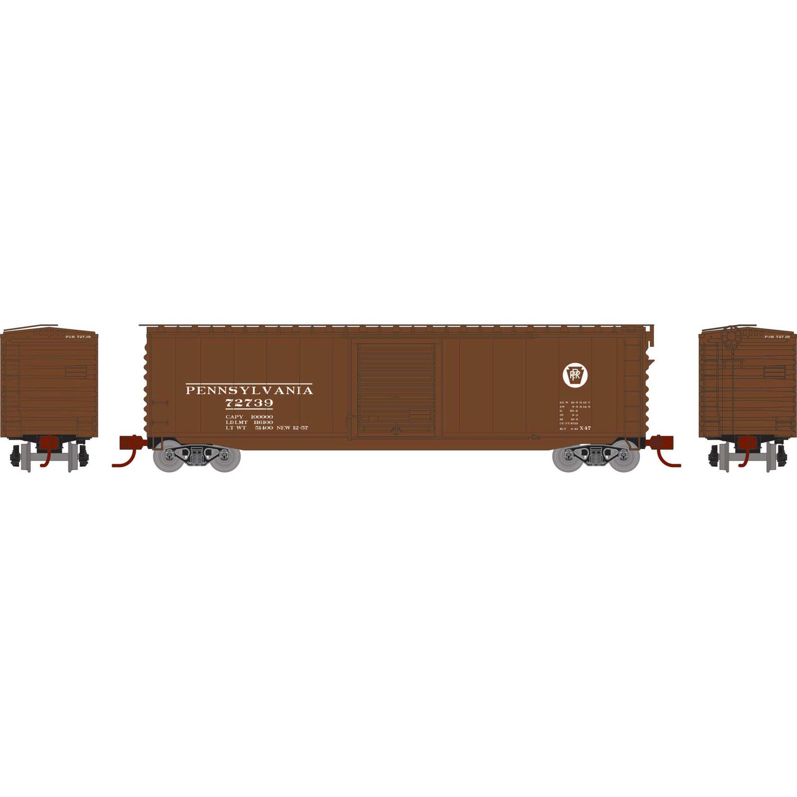 N 50' PS-1 Single Sliding Door Box, PRR #72739