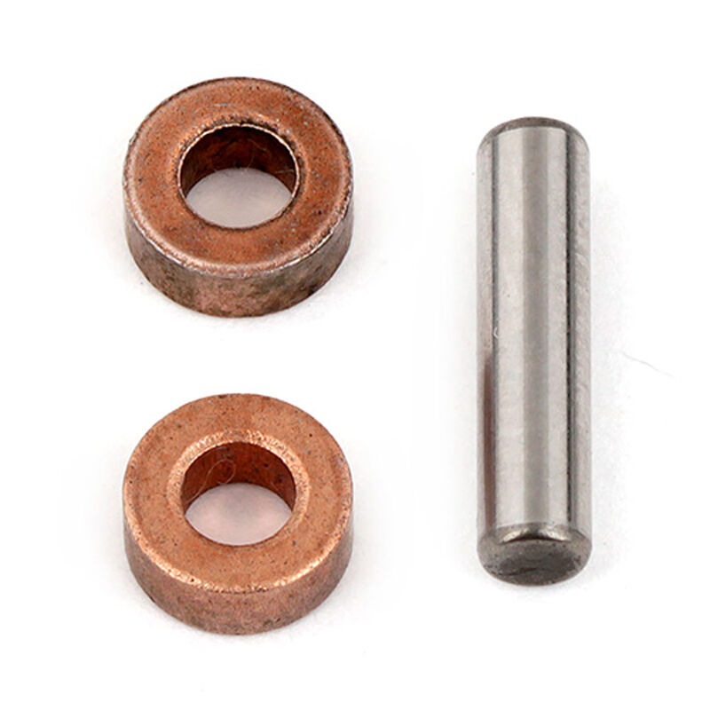 Step Gear Shaft and Bushings, 1/12 Team Associated CR12