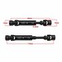 Steel Heavy Duty Telescoping Center Driveshafts, 1/8 Axial AXP8 Gilamon (2)