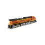 HO GE Dash 9-44CW Locomotive with DCC & Sound, BNSF Wedge #4437