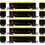 N ATH Berwick Bathtub Gondola, SULX w/Load #1617/1633/1638/1644/1669 (5)