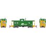 HO GEN ICC Caboose with Lights, FWD #154