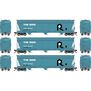 HO ACF4600 Covered Hoppers, RI #800301/800367/800400 (3)
