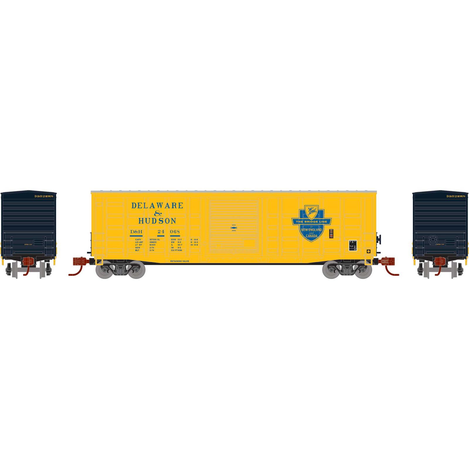 N 50' Waffle Box Car, DH #24068