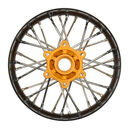 1/4 Pro-Spec Aluminum V2 Bead Rear Wheel Black/Gold (1): Promoto-SM
