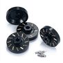 Brass Machined 26g Hex Hubs w/ Brake Disc Set for Axial SCX24