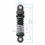 Aluminum 21.5mm Adjustable Shocks with Three Spring Rates, 1/30 Axial SCX30