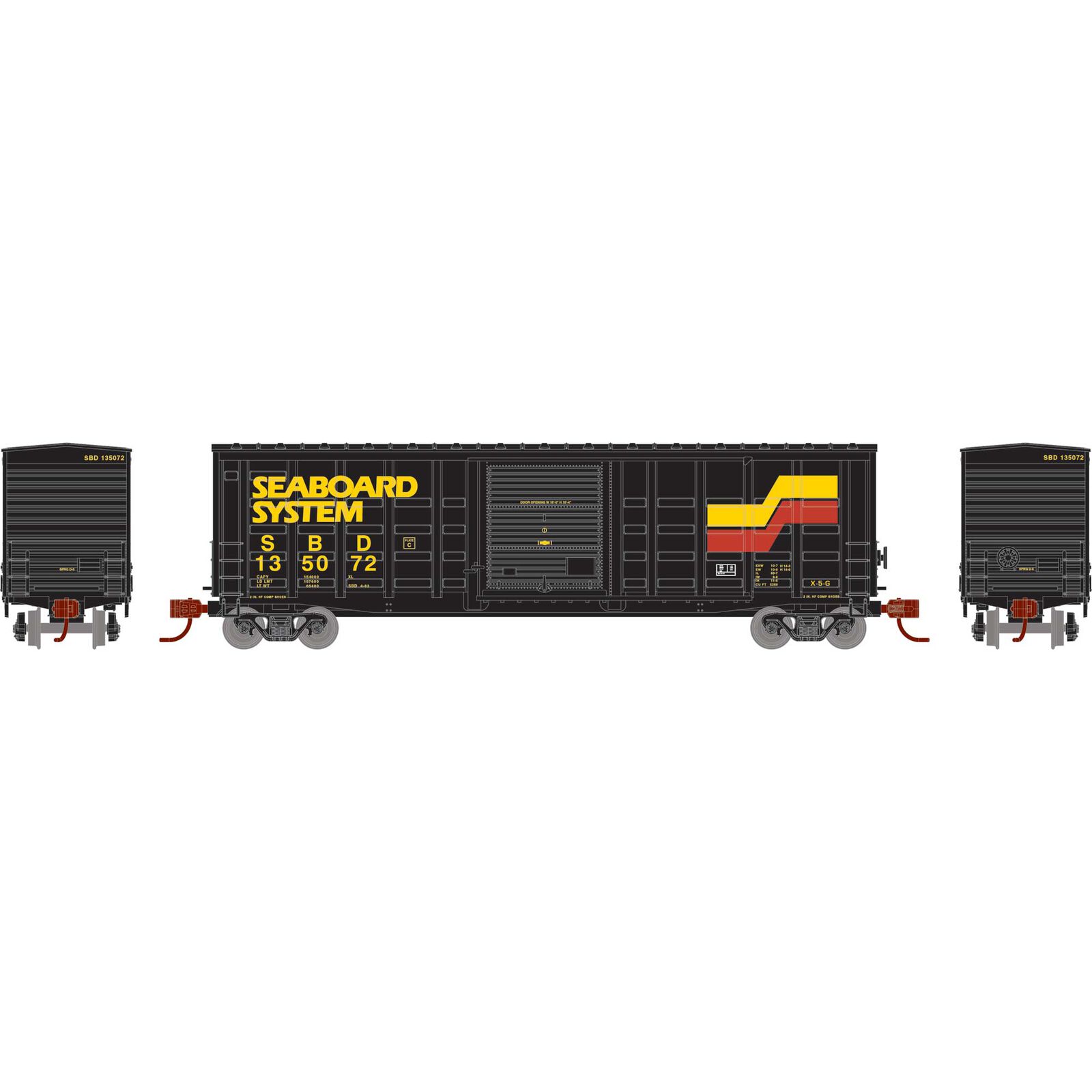 N 50' Waffle Box Car, SBD #135072