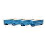 HO 40' Wood Chip Hopper with Load, APA #1201 / 1212 / 1226 / 1249 (4)