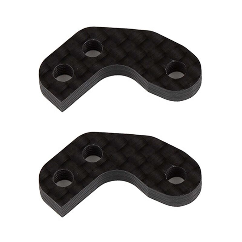 +1mm Caster Block Link Mount Set, 1/10 Team Associated RC10B7