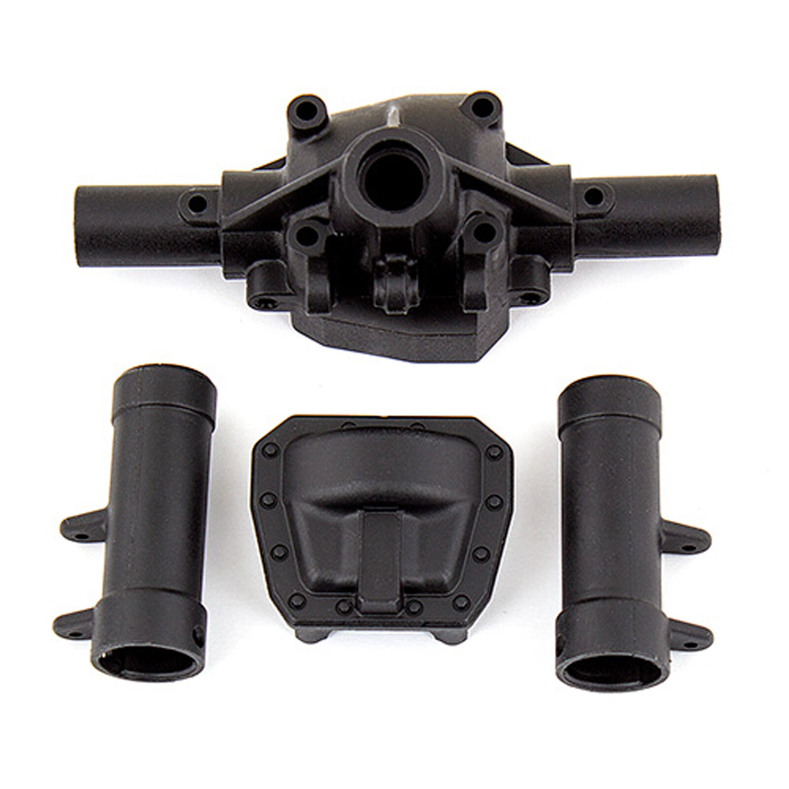 Rear Axle Housing and Hubs, 1/12 Team Associated CR12