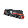 HO GP40-2L Locomotive with DCC & Sound, Guilford/MEC #510
