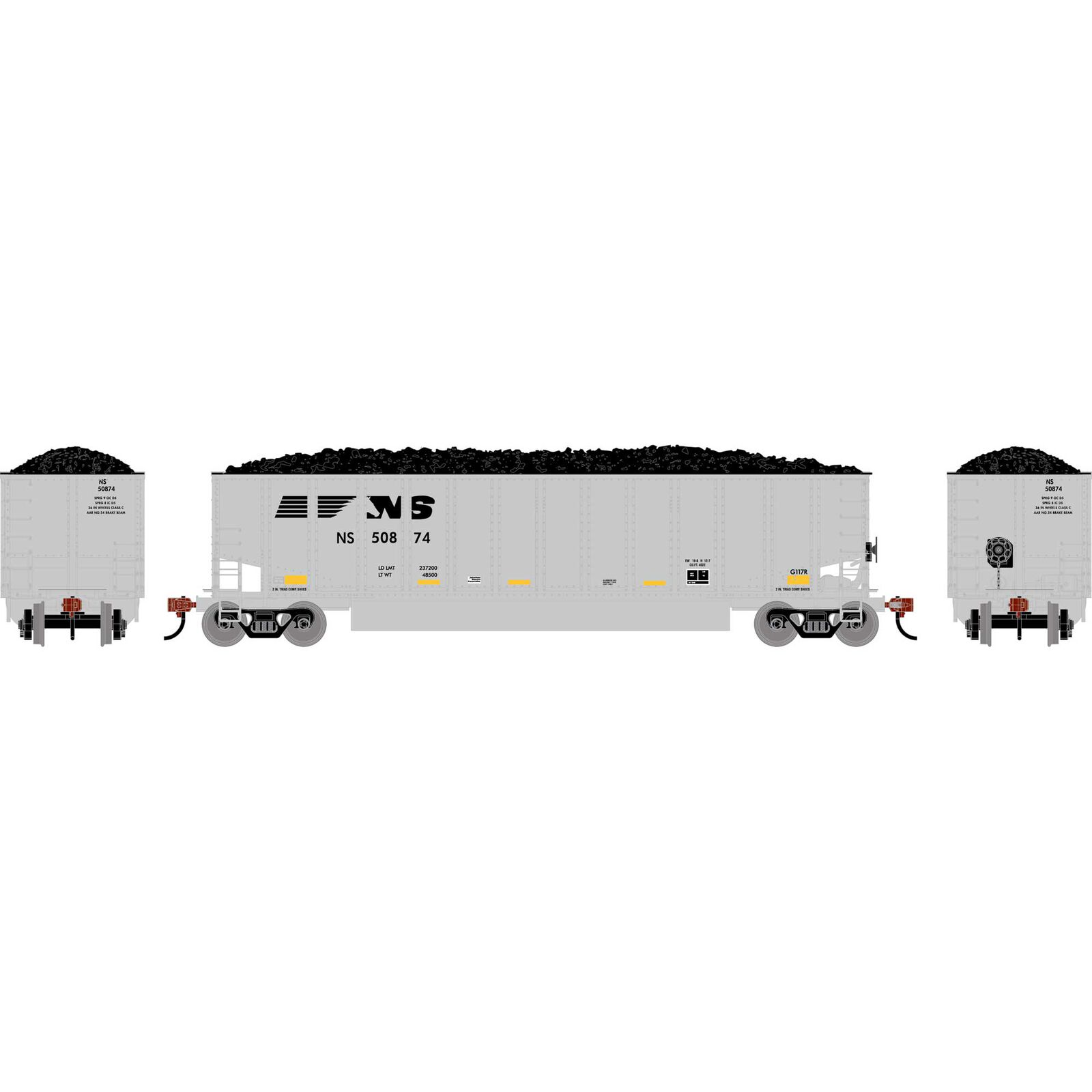 N ATH Bethgon Coalporter w/Coal Load, NS #50874